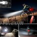 PAGAO USB Rechargeable Bike Light Set Super Bright Bicycle Headlight And Taillight Waterproof LED Front and Back Rear Bicycle Lights Easy To Install for Kids Men Women Road Cycling Safety Flashlight - B07D92CL9K